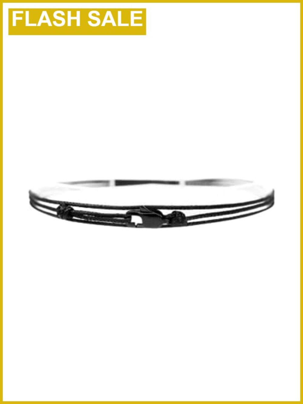 Nautical Rope Bracelet Adjustable Waterproof Snap Hook Wrap Men's